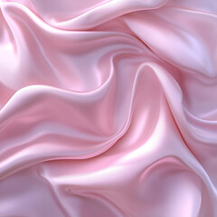 Obraz premium Pink Silk Draped Fabric Soft Texture Background,