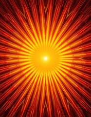 Obraz premium Vibrant sunburst pattern, radiating golden hues, yellow gradient, gold