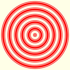 Circles background. Symmetric geometric repeating rounds abstract. Stylized wood cutting decorative board. Water marks surface pattern design. Circular spheres borders wallpaper. Vector illustration