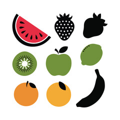    Fruit Silhouettes icon