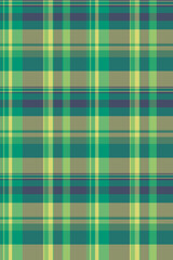 Fototapeta premium Vibrant green and yellow plaid pattern. Perfect for textile design, website backgrounds, or fashion projects.