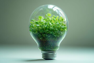 Sustainable Growth: Eco-Friendly Lightbulb