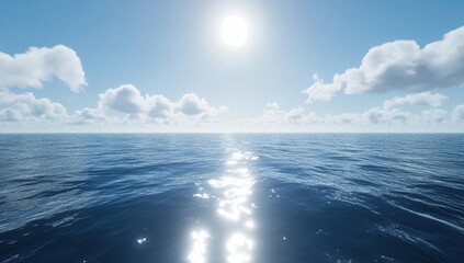 A serene depiction of the ocean at dusk, blending soothing abstract hues to evoke tranquility and peace