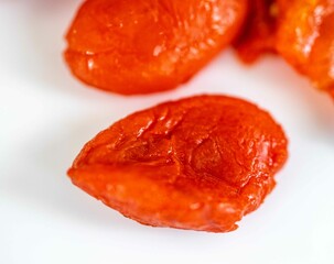The goji berry, also known as wolfberry pinyin, is the sweet fruit of Lycium barbarum or Lycium...