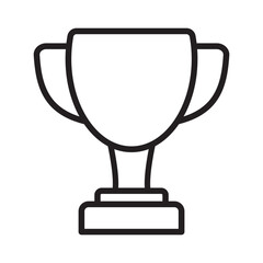Trophy cup icon, winner cup, victory cup icon.