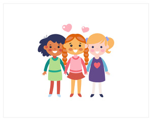 Girls vector , girls day free SVG Download