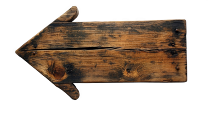 old wooden sign