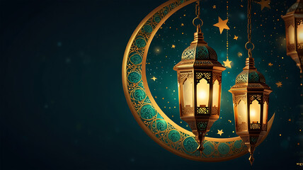 Obraz premium Ramadan Lanterns Festive Decor for the Holy Month