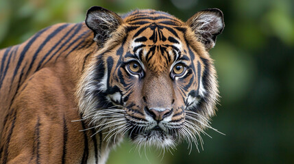 Fototapeta premium Majestic Close-Up of a Tiger
