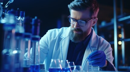 Laboratory specialist conducts in depth analysis to uncover critical insights and findings