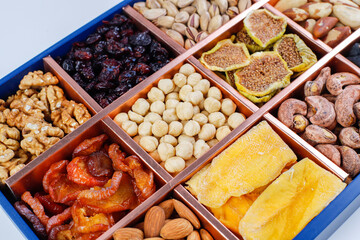 Assorted traditional Turkish sweets  delights and dragee,energy balls and filled dry fruits.