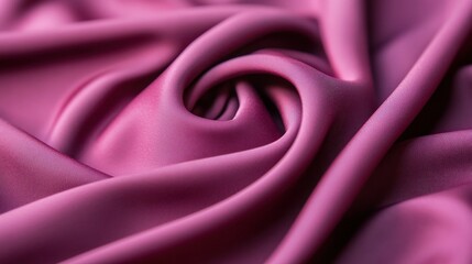 Obraz premium A close up image showing deep pink flowing fabric details