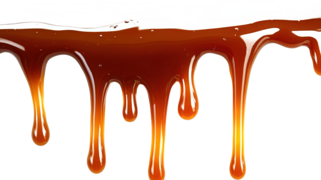 melted chocolate dripping