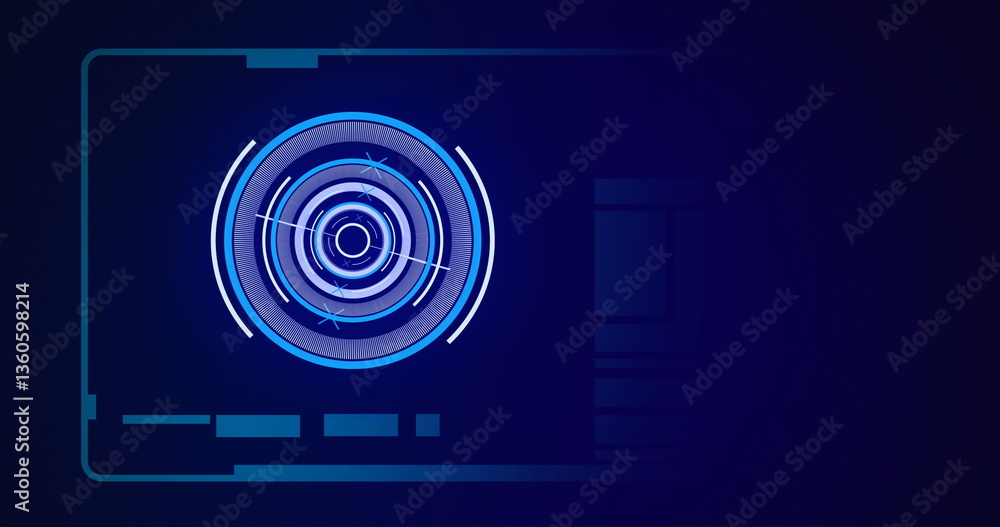 Poster image of scope scanning and data processing over digital screen