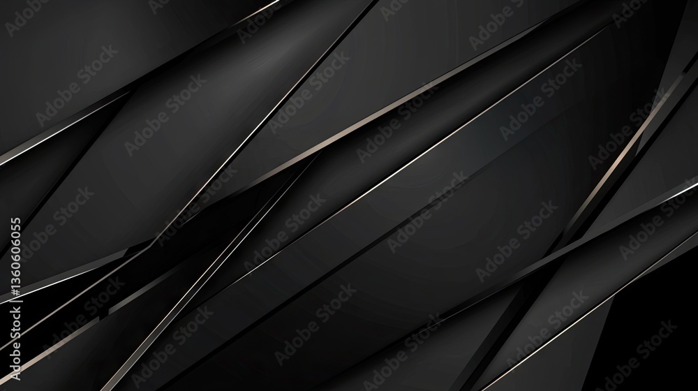 Fototapete sleek dark abstract background with sharp diagonal lines and a premium glossy finish.