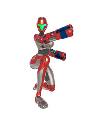 bot girl is kneeling and waiting for some action