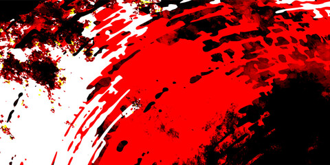 beautiful gallery oil painting, red, jade, orange and grey, sharp lines