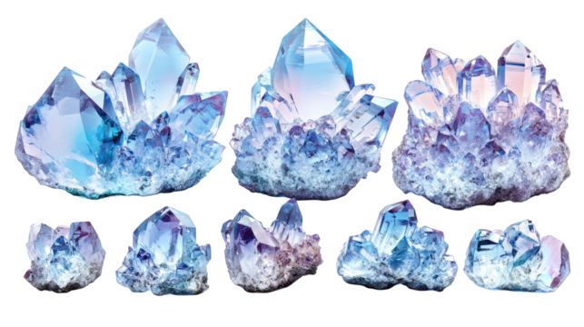 Beautiful Crystal Clusters Collection