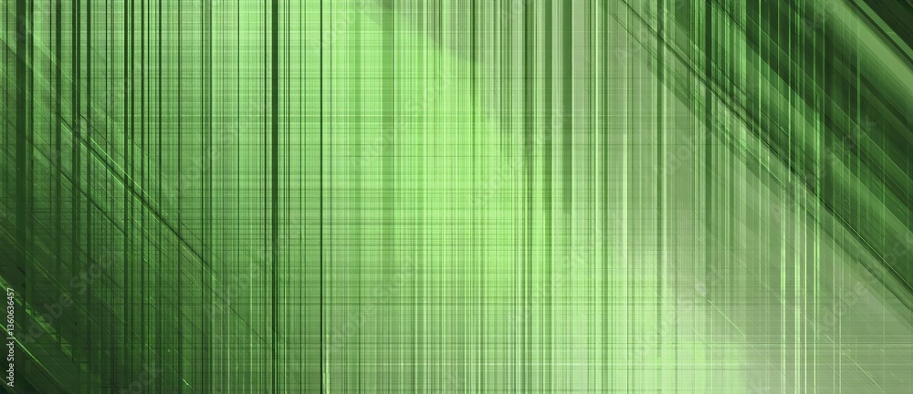 Poster abstract green background with layered textures and patterns creating visual depth and movement