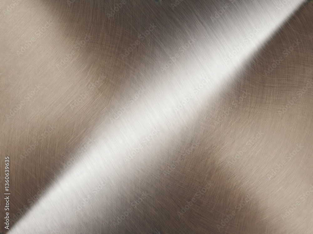 Poster subtle interplay of light and texture on a smooth metallic surface creating an abstract background f