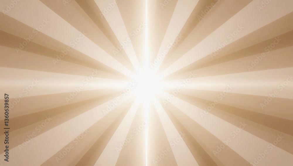 Poster abstract rays of light radiating outward in a warm color palette creating a vibrant, dynamic backgro