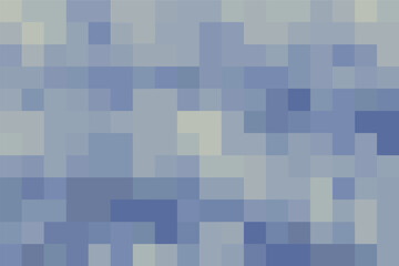 Gradient blue background. Geometric texture of light-dark blue squares. The substrate for branding, calendar, postcard, screensaver, poster, cover. A place for your design or text. Vector illustration