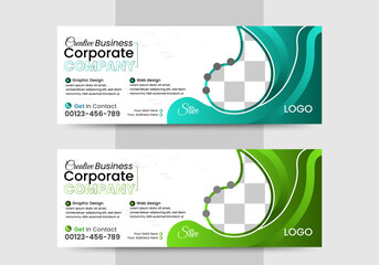 Digital Marketing Facebook cover design template