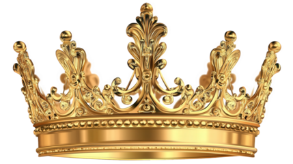 Golden Royal Crown of Elegance
