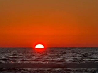 Sunset sea 