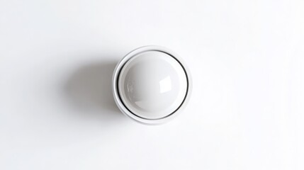 Minimalist White Decorative Sphere