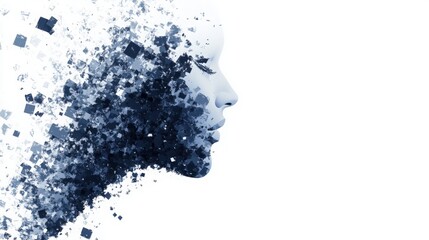 Obraz premium Digital Transformation of Human Identity