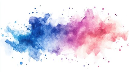Colorful Watercolor Splash Art