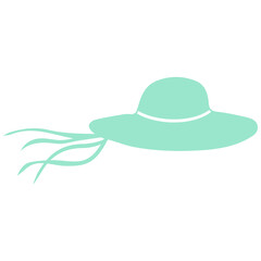 Cute summer holiday beach elements.