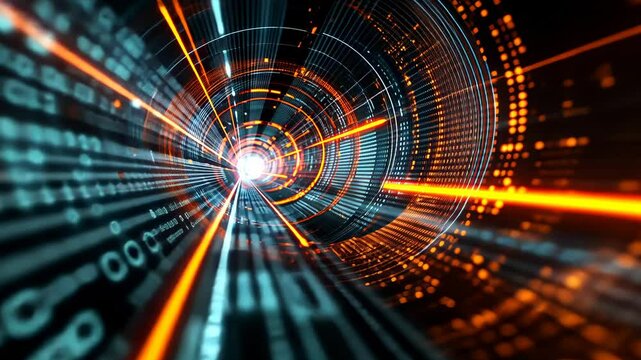 Digital Vortex: A Journey Through Cyberspace