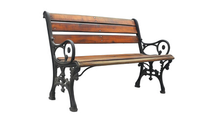 old wooden bench