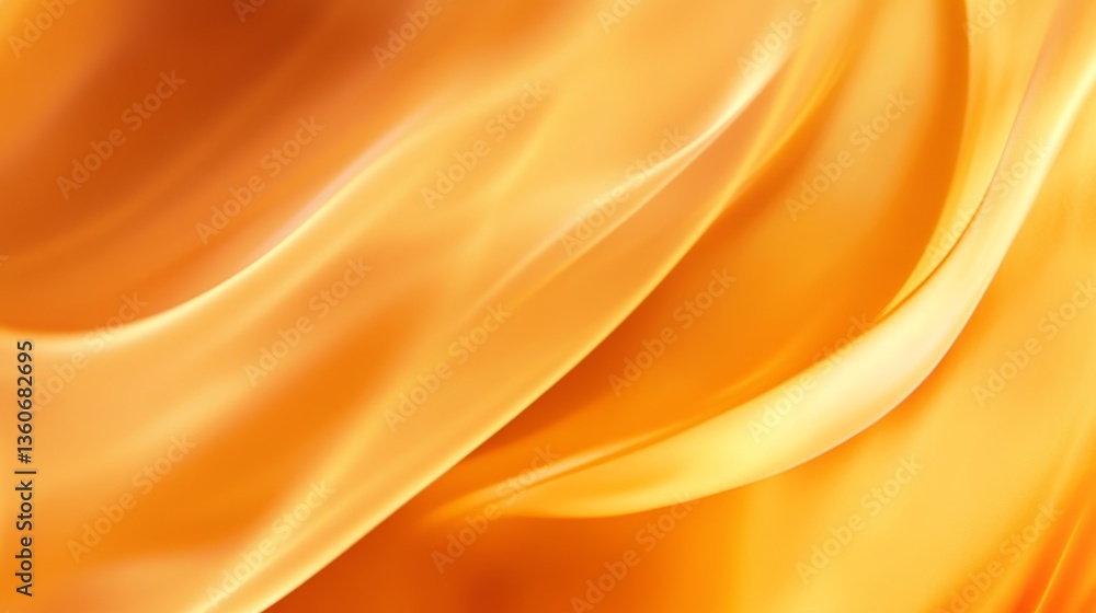 Poster abstract orange wave pattern creating a warm, vibrant background ideal for design projects