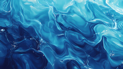 Obraz premium transparent clear blue water