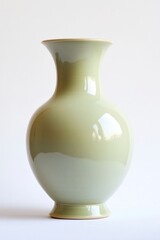 Elegant Celadon Vase Still Life Simple Minimalist Indoor Pottery Display