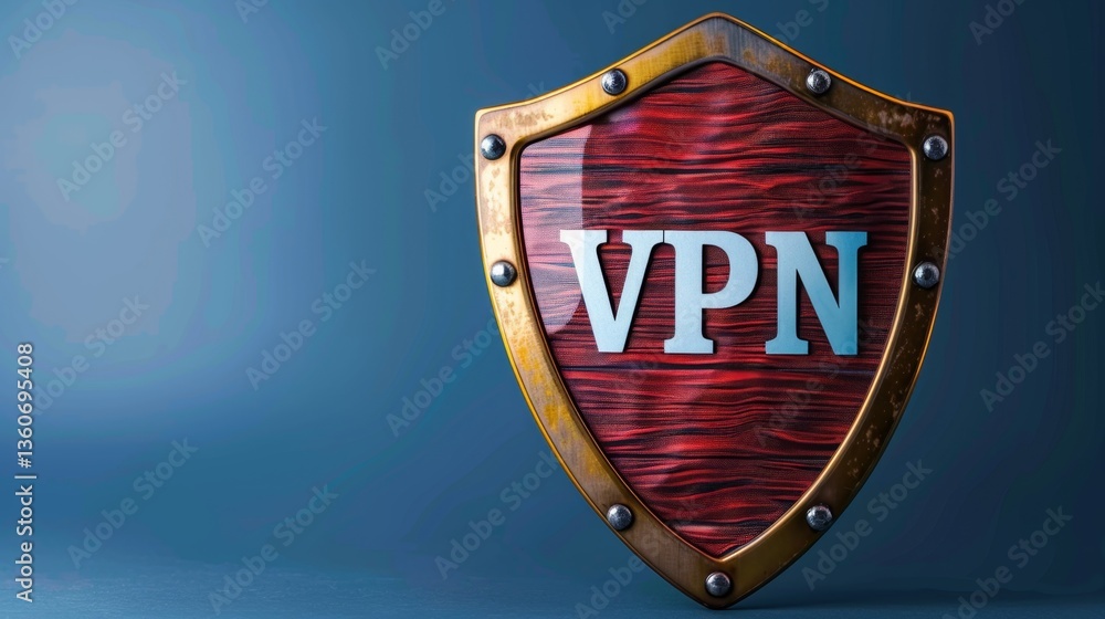 Poster enhance your online security with a virtual private network shield for safe browsing