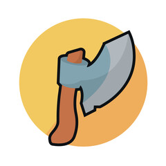 Isolated sword weapon medieval icon