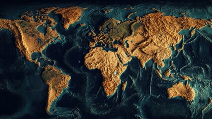 World map. Earth Day theme background wallpaper.