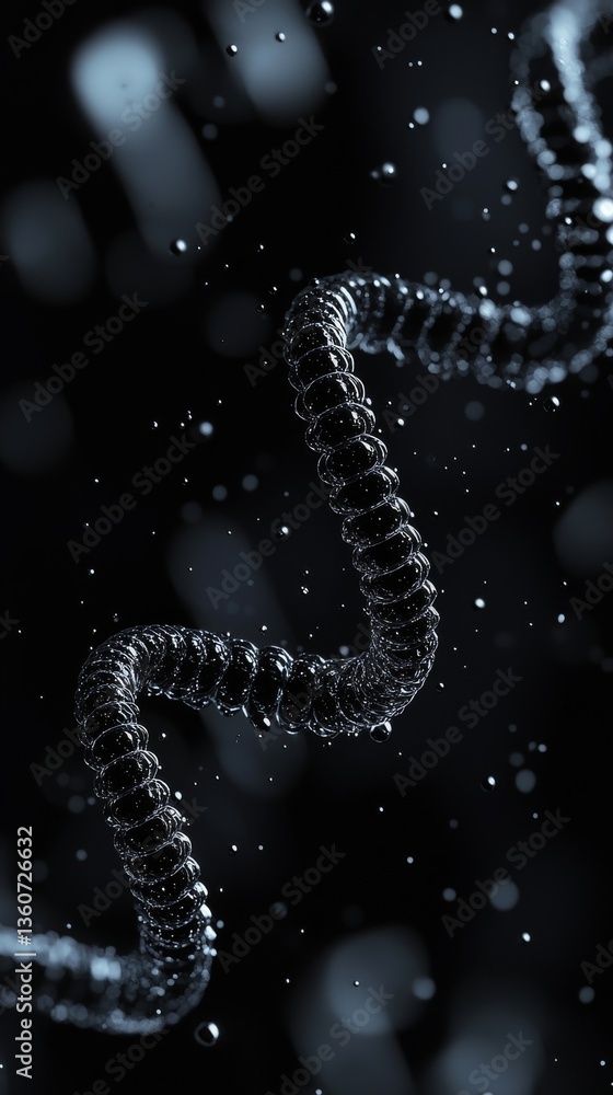 Aufkleber abstract image of a molecular structure.