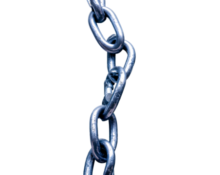 Heavy Metal Bondage, A Chained Existence Depicting Interlocking Links Symbolizing Restriction, Security, and the Weight of Entrapment in a Stark and Striking Image
