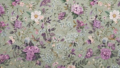 watercolor florals Pattern