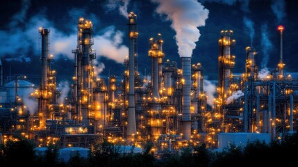 Air pollution impact on environment.