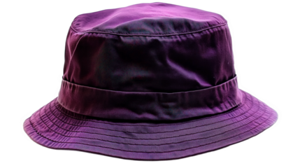 purple hat isolated on white