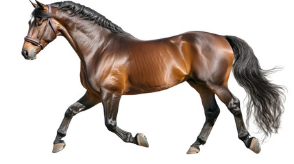 Obraz premium horse isolated on white background