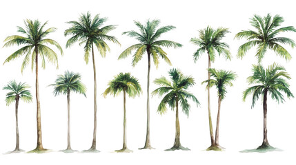 palm trees vector illustration