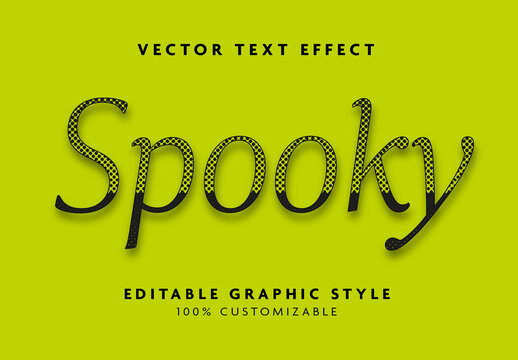 Black Textured Pointillist Dotted Artistic Text Effect