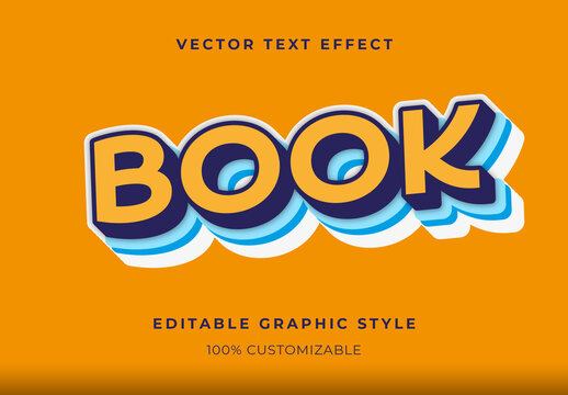 Orange And Blue Comic Bold Fun Comic Text Effect
